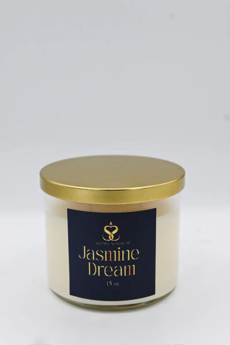 Jasmine Dream - Scented Organic Soy Wax Candle