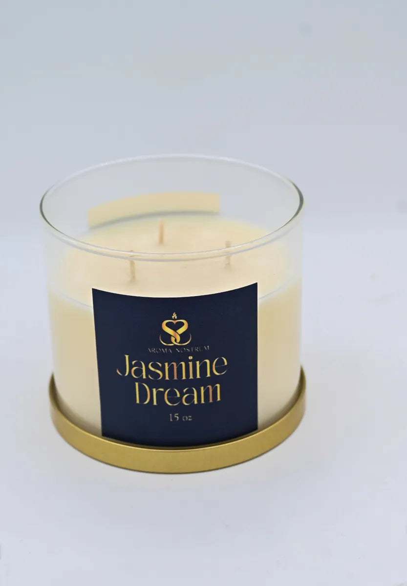 Jasmine Dream - Scented Organic Soy Wax Candle