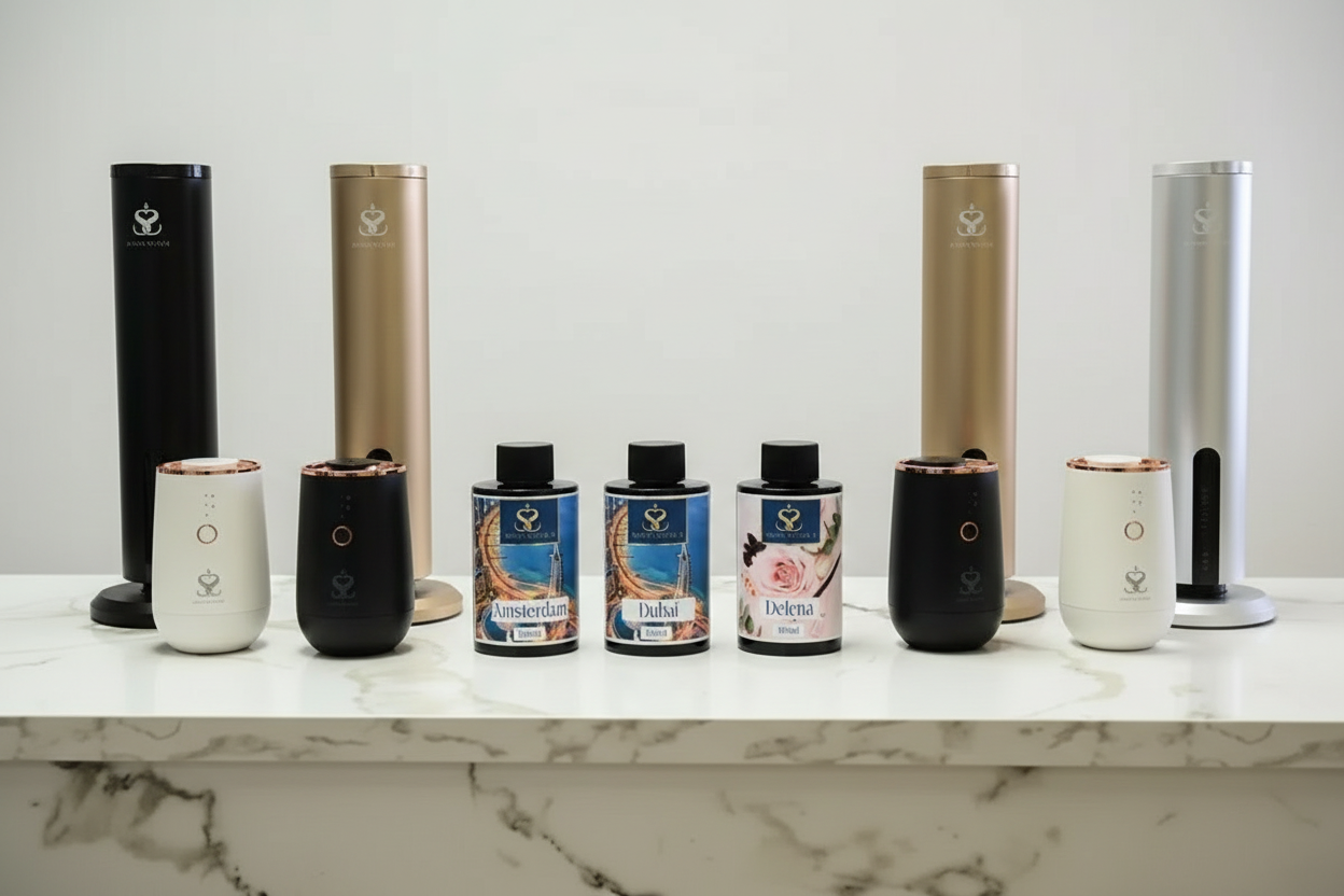 Aroma Nostrum fragrance oils with diffusers