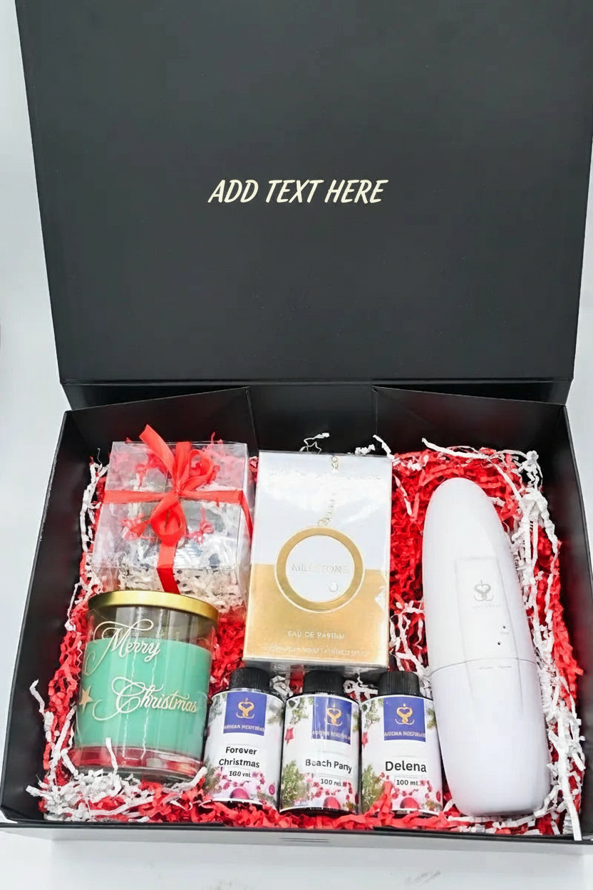 Caja de regalo con texto personalizable