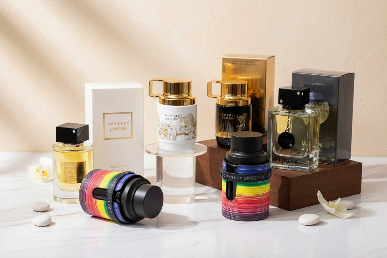 Composición de perfumes agrupados