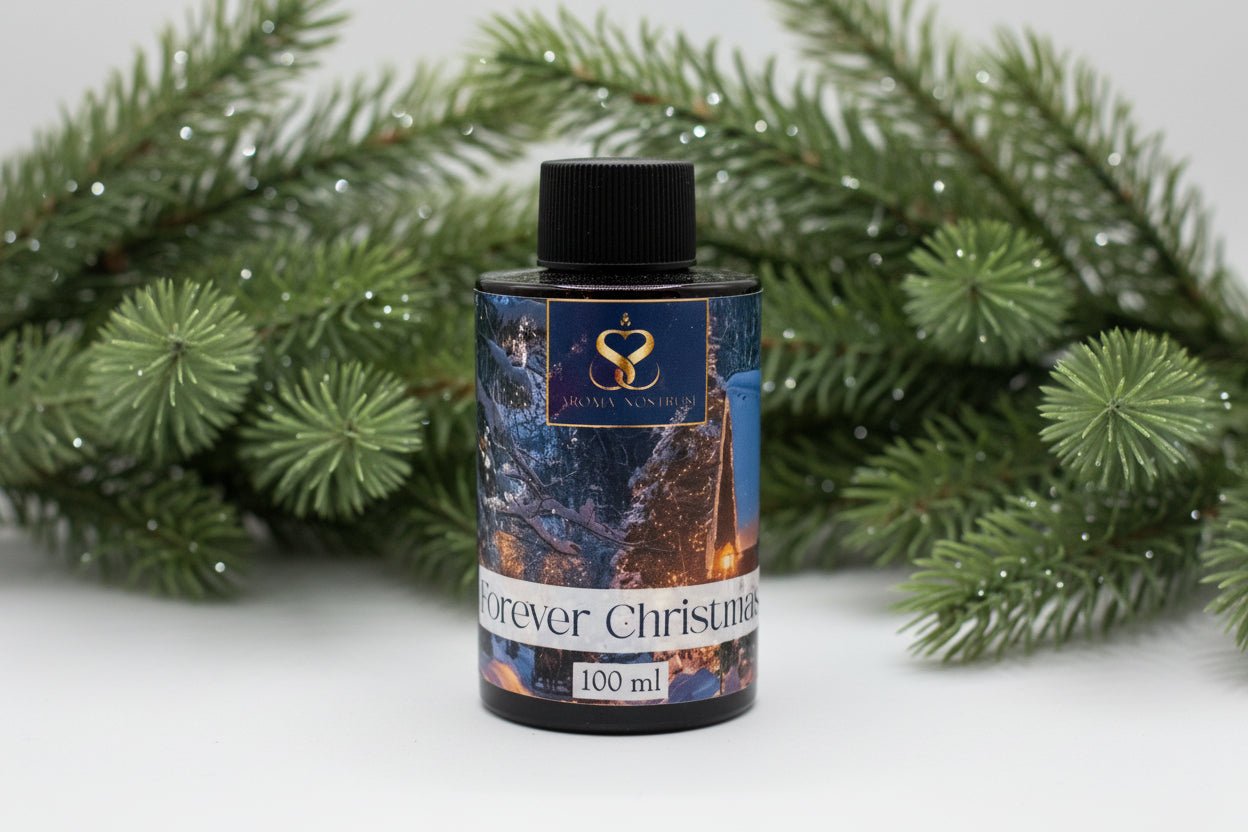Forever Christmas – Oil Fragrance (100 ml)Luxury Pine Forest Diffuser Oil – Fresh Woody Home Fragrance (Clean & Invigorating Scent) - Aroma Nostrum