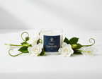 Pure Gardenia Candle with notes