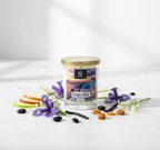 Santorini Candle with notes