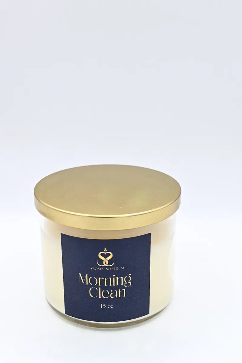 Morning Clean - Scented Organic coconut Wax Candle - Aroma Nostrum