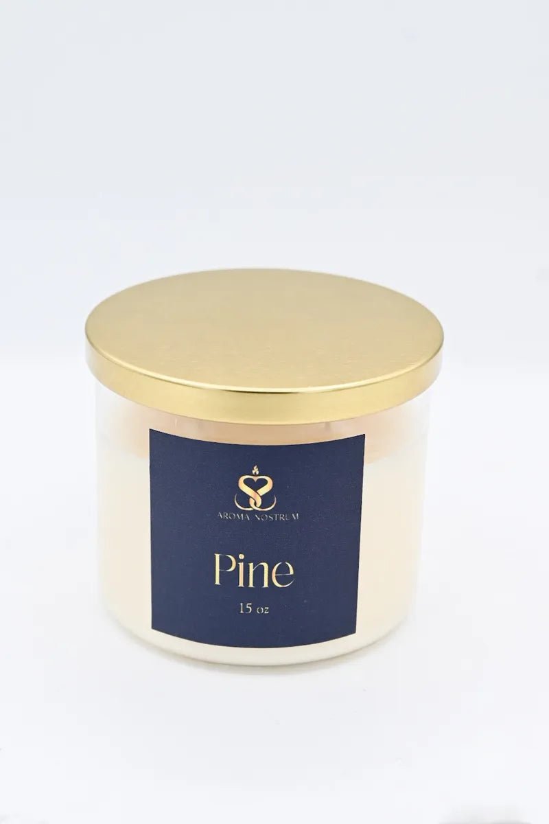 Pine - Scented Organic coconut Wax Candle - Aroma Nostrum