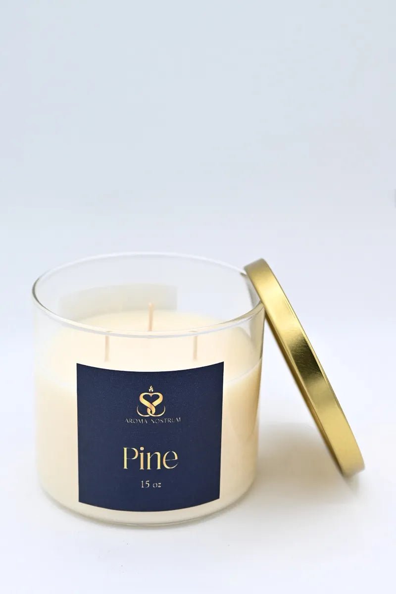 Pine - Scented Organic coconut Wax Candle - Aroma Nostrum
