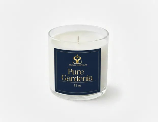 Pure Gardenia - Scented Organic coconut Wax Candle - Aroma Nostrum