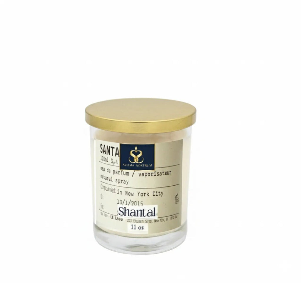 Santal - Scented Organic Soy Wax Candle - Aroma Nostrum