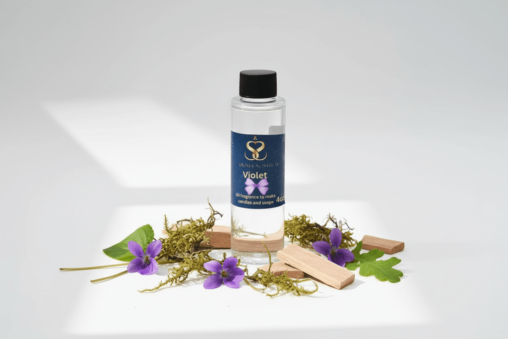 Violet – Premium Fragrance Oil for Candles & Soaps (4 oz) - Aroma Nostrum