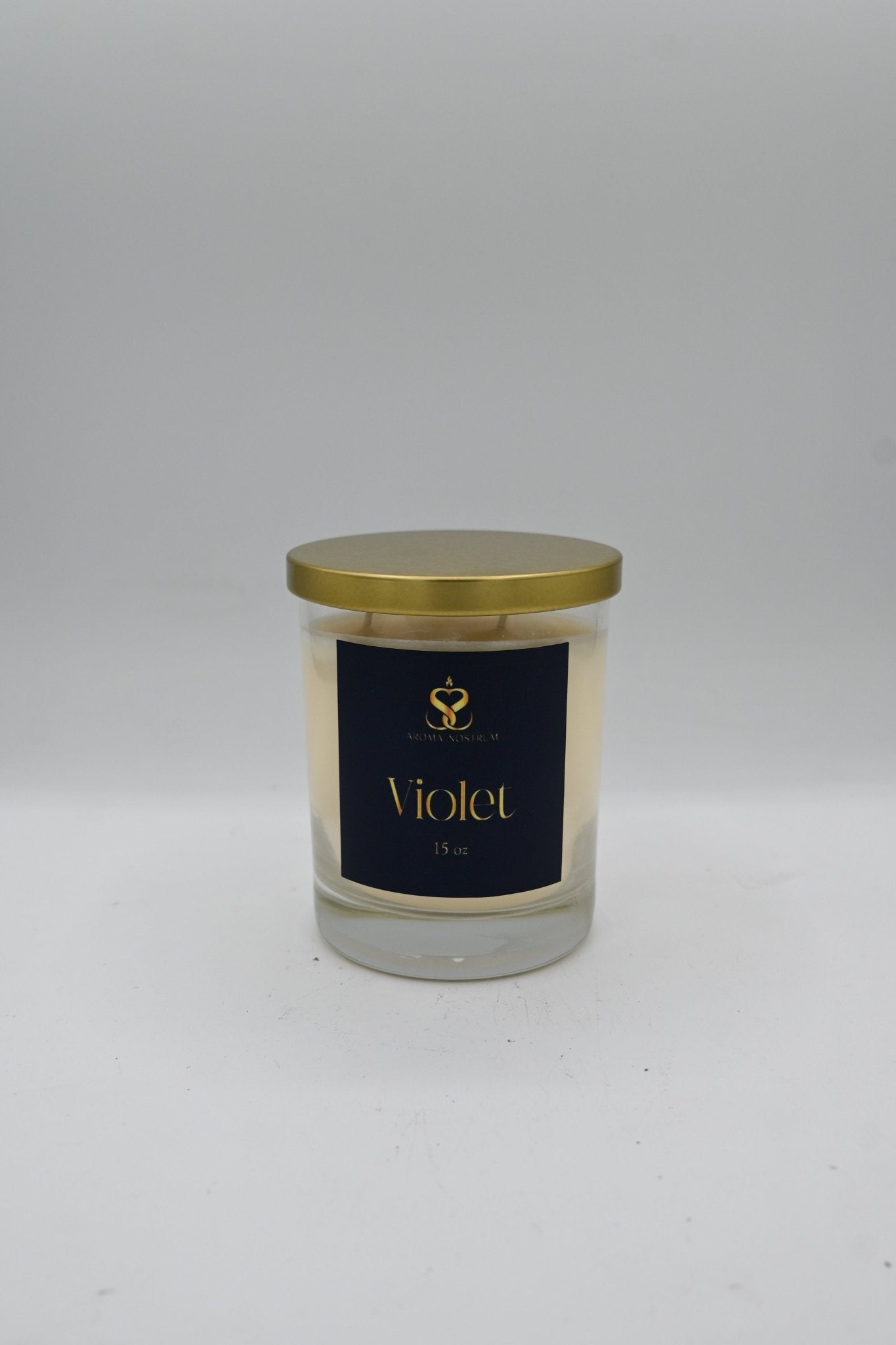 Violette De Paris - Scented Organic Soy Wax Candle - Aroma Nostrum
